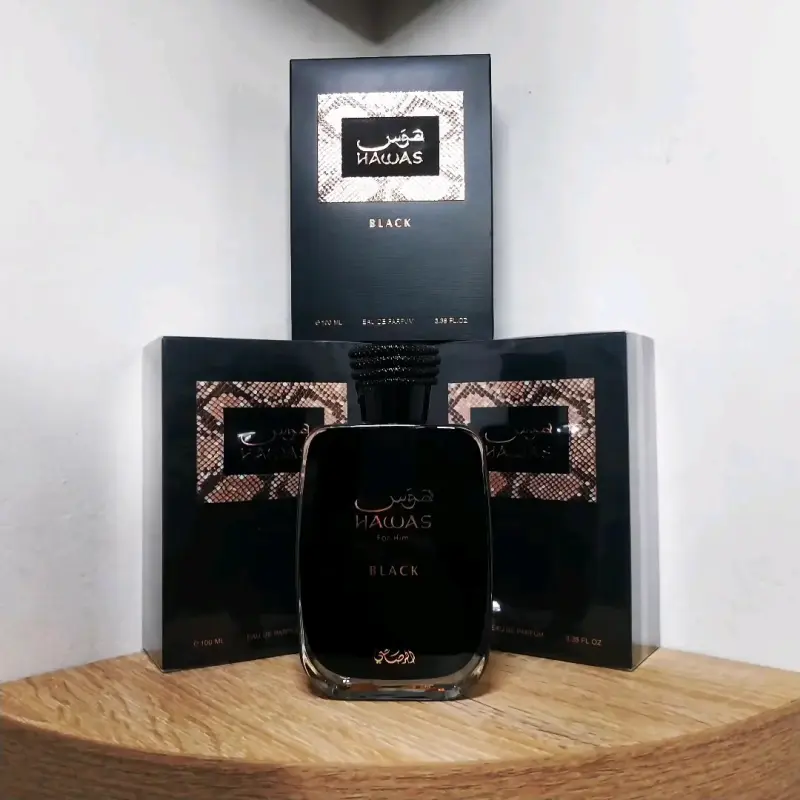 Perfume Hawas Black para Hombre 100ml