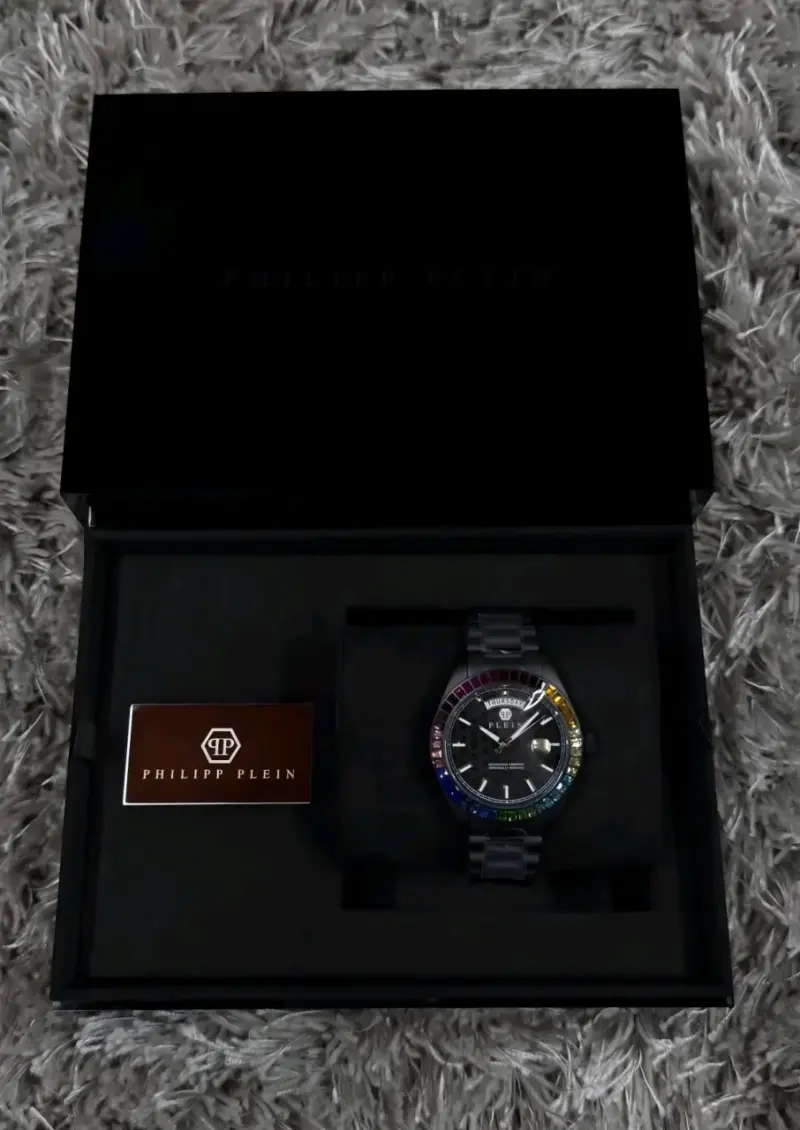 Reloj Philipp Plein con bisel multicolor - 1