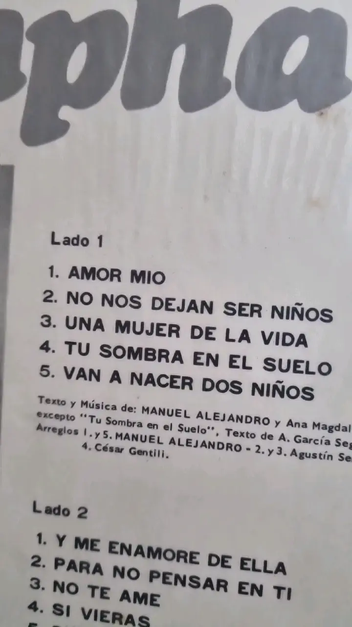 Vinilo Amor Mío de Raphael en buen estado - 3