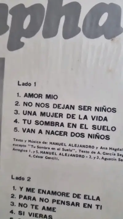 Vinilo Amor Mío de Raphael en buen estado - miniatura 3