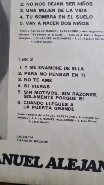 Vinilo Amor Mío de Raphael en buen estado - miniatura 4