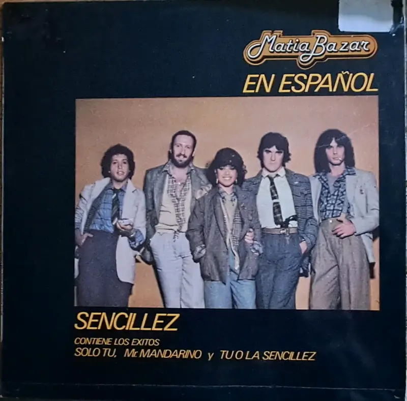 Vinilo Matia Bazar En Español Sencillez - 1