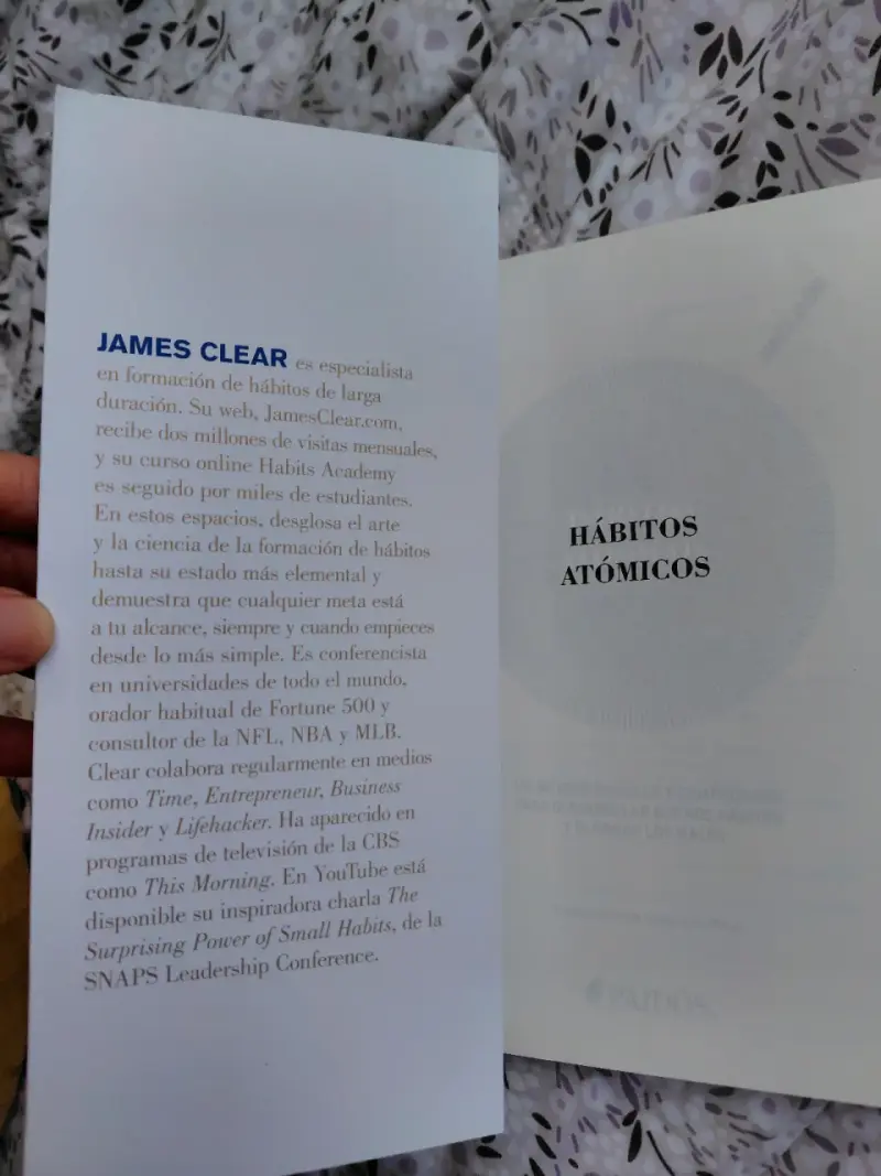 Libro Hábitos Atómicos de James Clear - 2