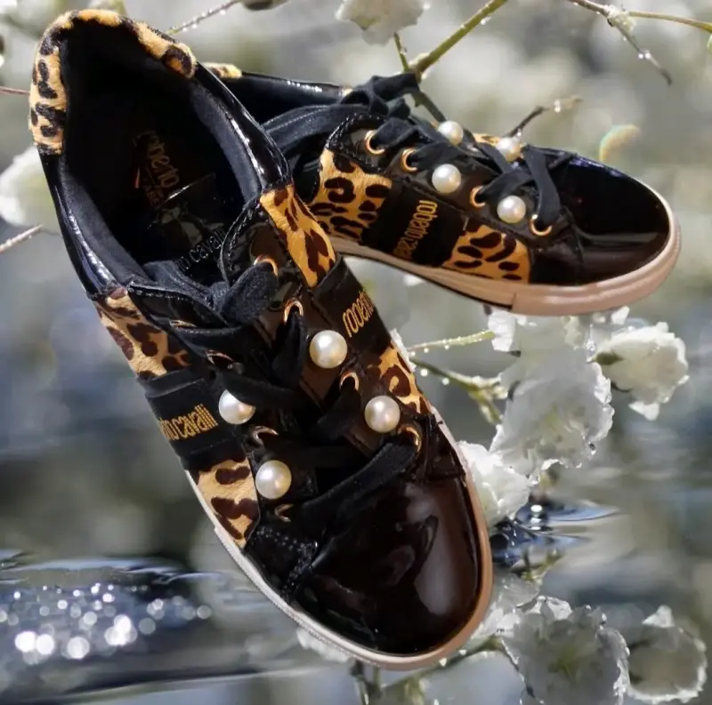 Zapatillas deportivas animal print Roberto Cavalli - 1