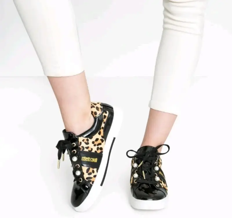 Zapatillas deportivas animal print Roberto Cavalli - 2