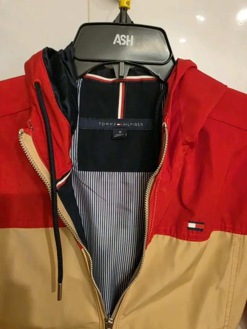 Trench Tommy Hilfiger Mujer Roja y Beige - 2