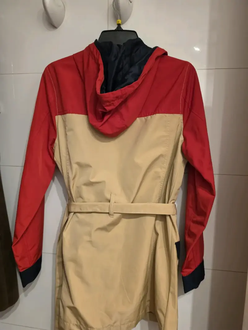 Trench Tommy Hilfiger Mujer Roja y Beige - 3