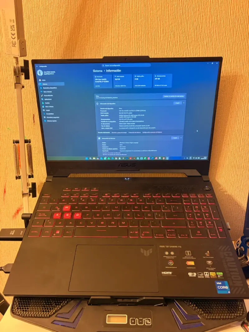 Laptop ASUS TUF Gaming F15 Intel Core i7 - 1