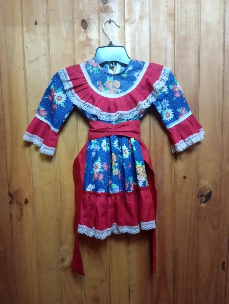 Vestido infantil de cueca - 1