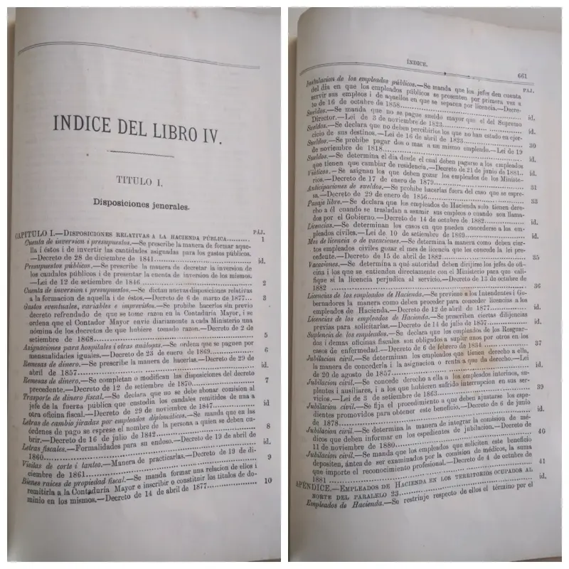 Libro antiguo La Lejislacion Chilena No Codificada Tomo IV - 3