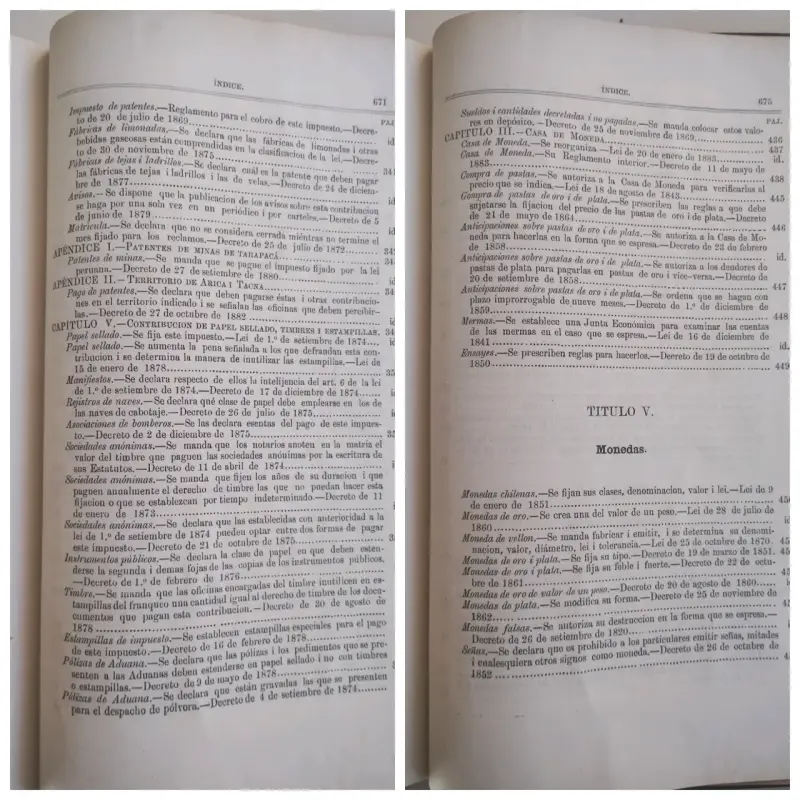 Libro antiguo La Lejislacion Chilena No Codificada Tomo IV - 4