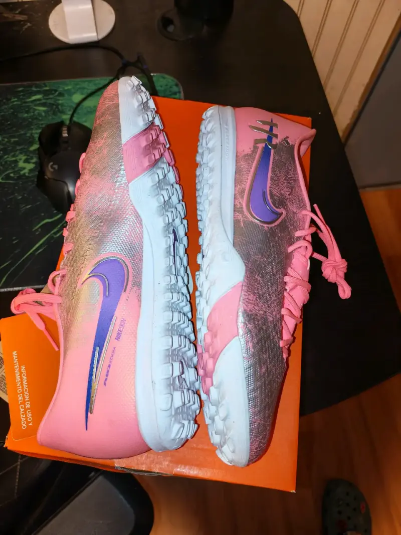 Zapatillas Nike Zoom Vapor 16 Academy TF Rosadas - 5