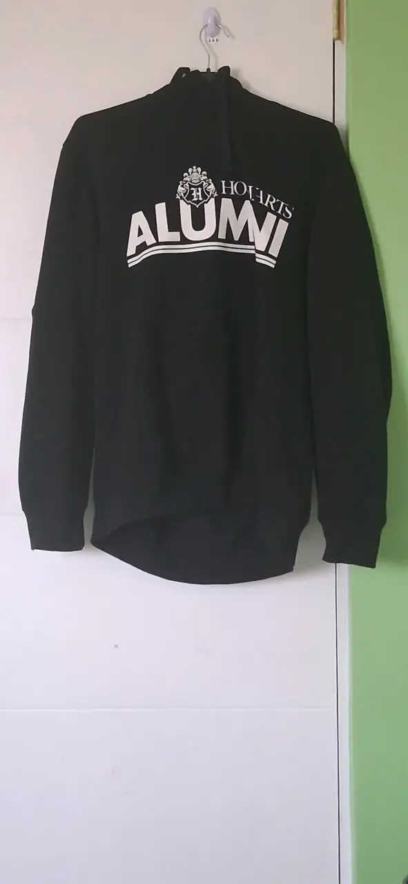 Polerón negro Hogwarts Alumni unisex - 1