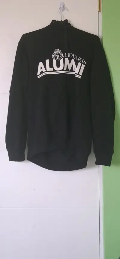 Polerón negro Hogwarts Alumni unisex - miniatura 1