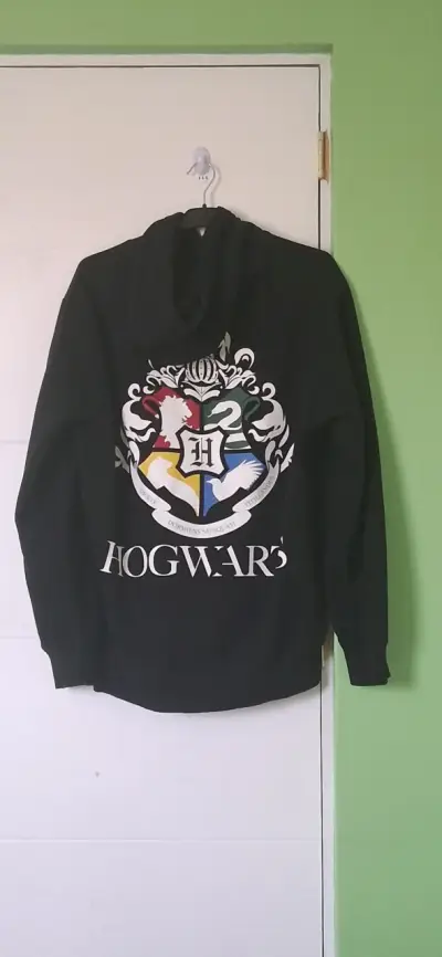 Polerón negro Hogwarts Alumni unisex - miniatura 2
