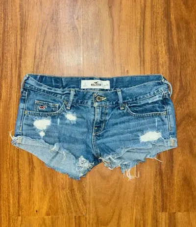 Shorts de mezclilla  Hollister para mujer - miniatura 1