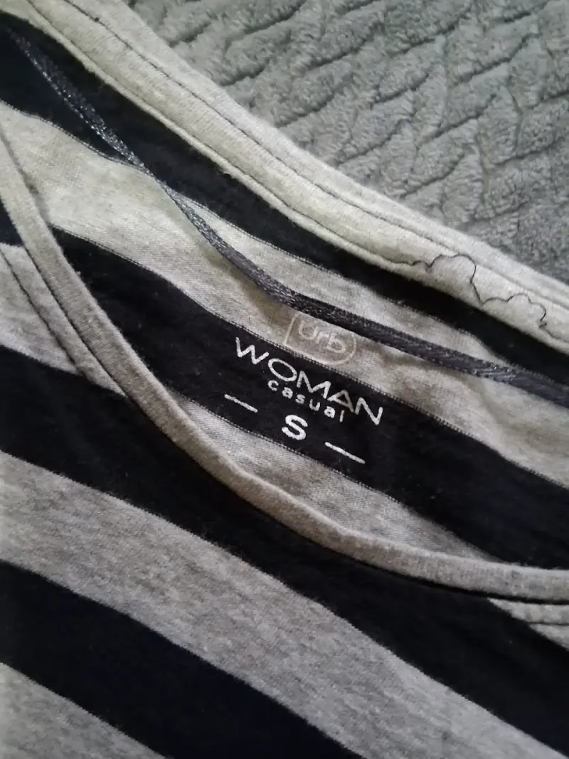 Polera de rayas mujer casual talla S - 2