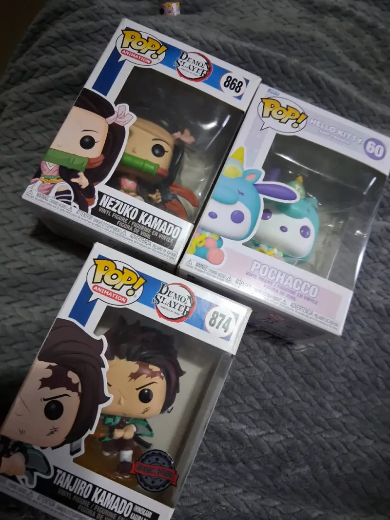 Figuras Funko Pop Demon Slayer Nezuko y Tanjiro - 1