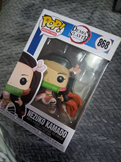 Figuras Funko Pop Demon Slayer Nezuko y Tanjiro - miniatura 4