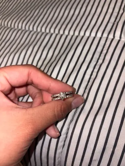 Anillo de plata 925 con circonitas brillantes - miniatura 4
