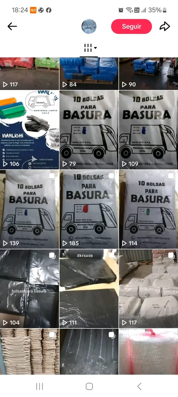 Bolsas de basura negras 90x120 cm - 1