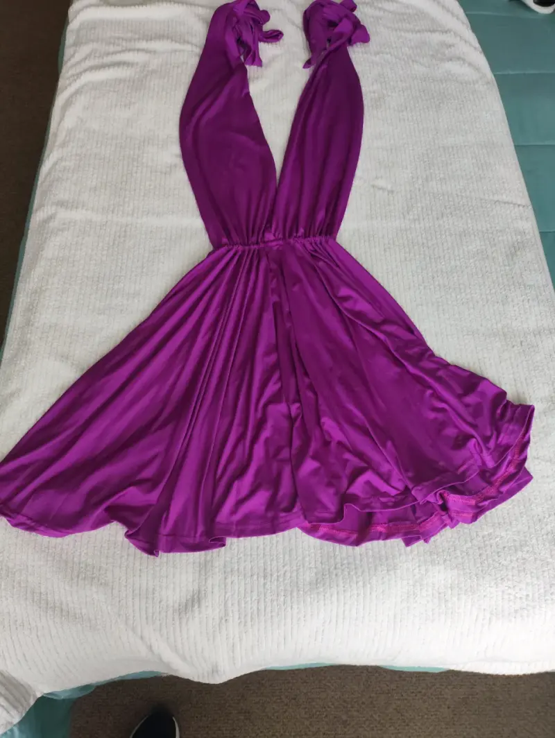 Vestido púrpura mil formas - 2