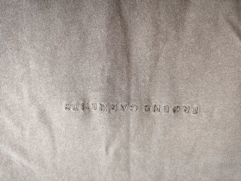 Polera gris de algodón talla M - 2