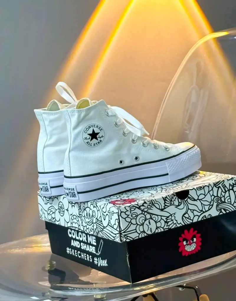 Zapatillas Converse All Star Blancas Altas