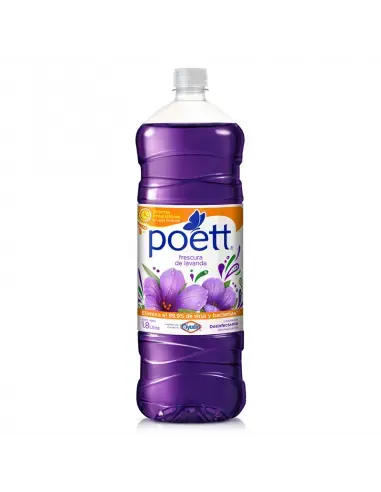 Desinfectante líquido Poett lavanda 1.8L