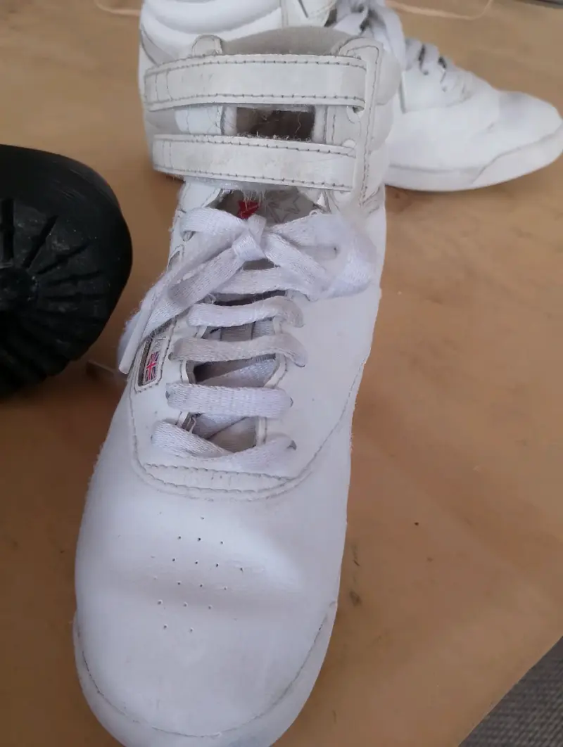 Zapatillas deportivas blancas Reebok de caña alta - 3