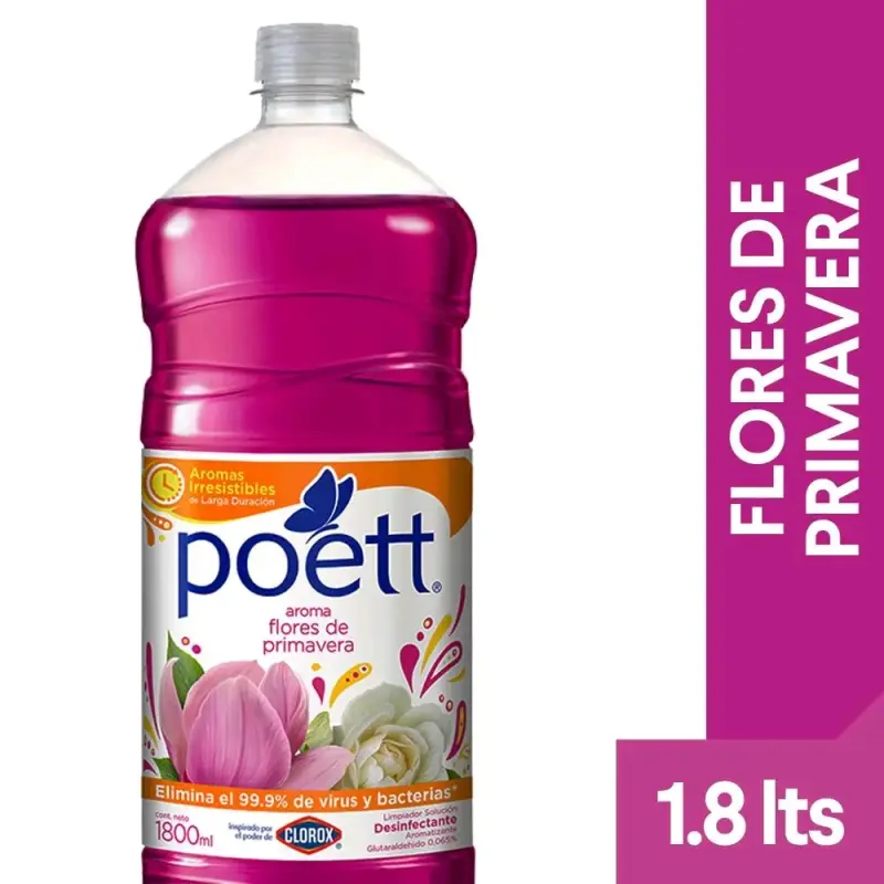 Desinfectante Poett Flores de Primavera 1.8L