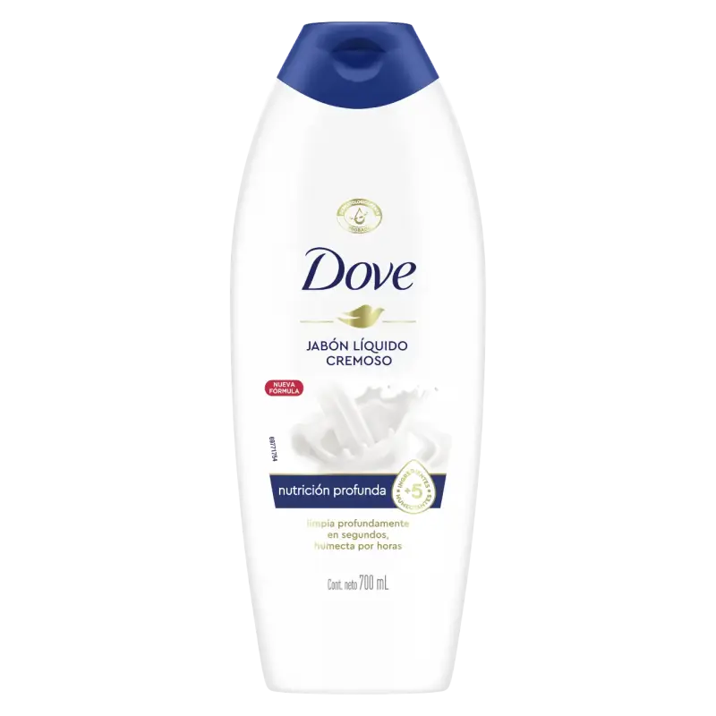 Jabón Líquido Cremoso Dove Nutrición Profunda 700ml