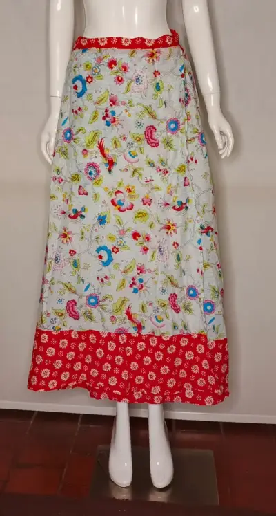 Línea Summer - Falda Pareo Umbrale Floral T/U - miniatura 1