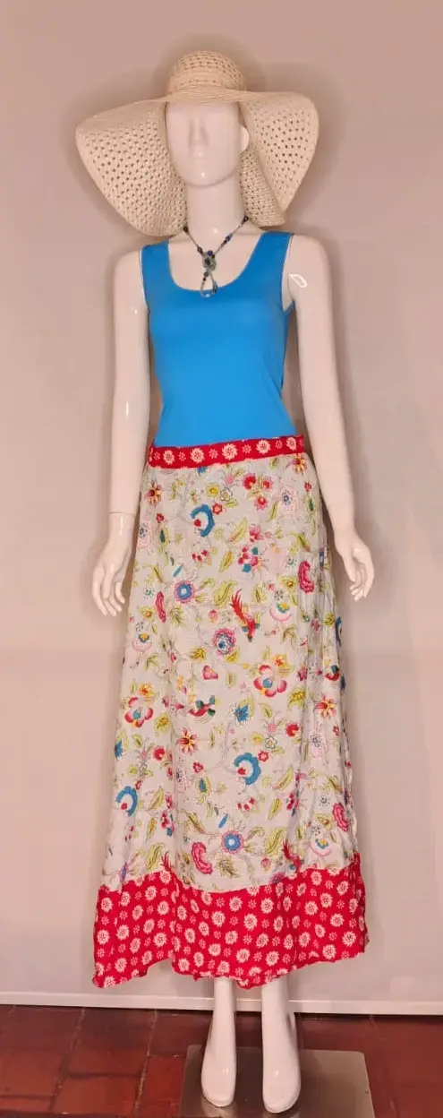 Línea Summer - Falda Pareo Umbrale Floral T/U - 4