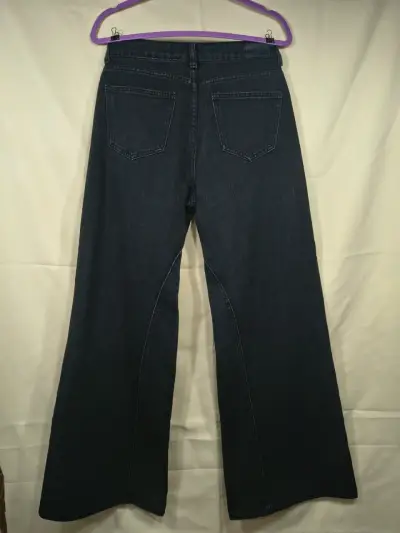 Jeans acampanados negros con diseño desgastado Sybilla Naomi - miniatura 2
