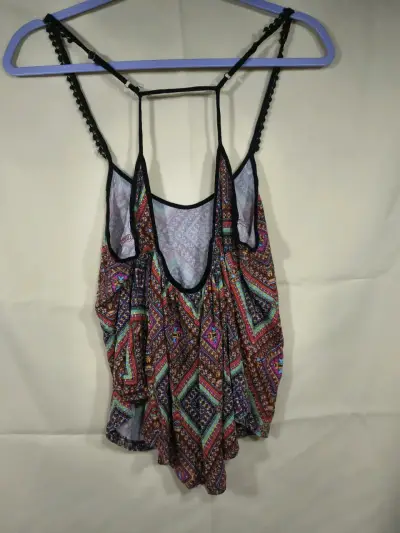Blusa sin mangas con estampado geométrico - miniatura 2
