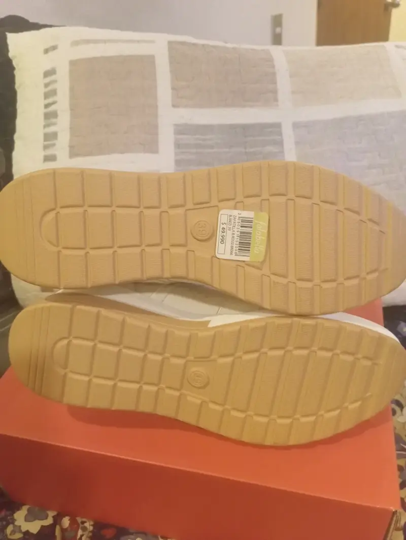 Zapatillas blancas de mujer con plataforma - 5