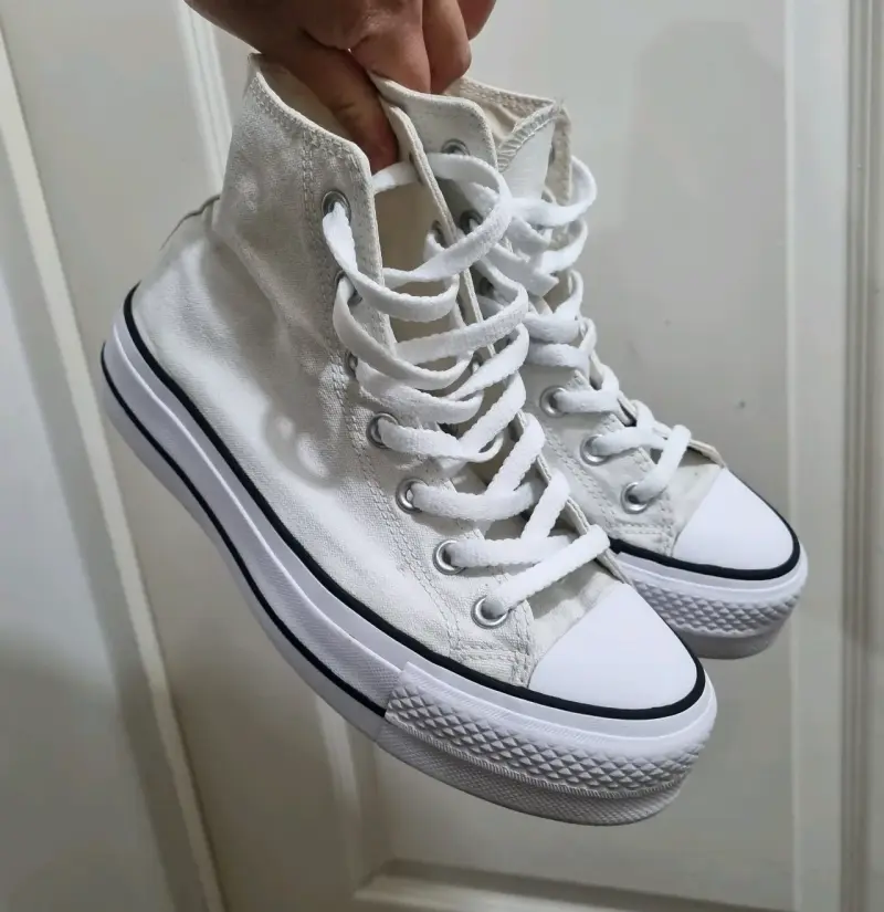 Zapatillas Converse All Star blancas de lona - 1