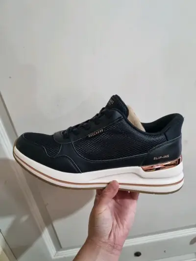 Zapatillas Skechers Slip-Ins negras para hombre - miniatura 3