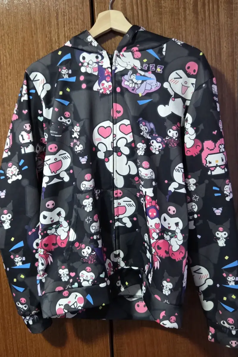 Polerón estampado Kuromi y My Melody talla M - 2