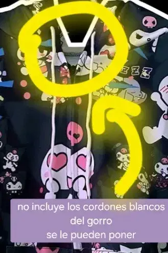Polerón estampado Kuromi y My Melody talla M - miniatura 4