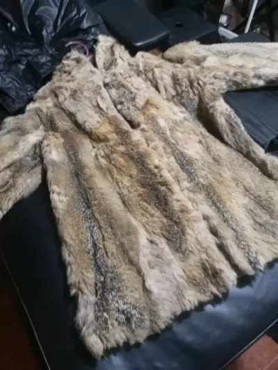 Chaqueta de piel de zorro vintage - miniatura 4