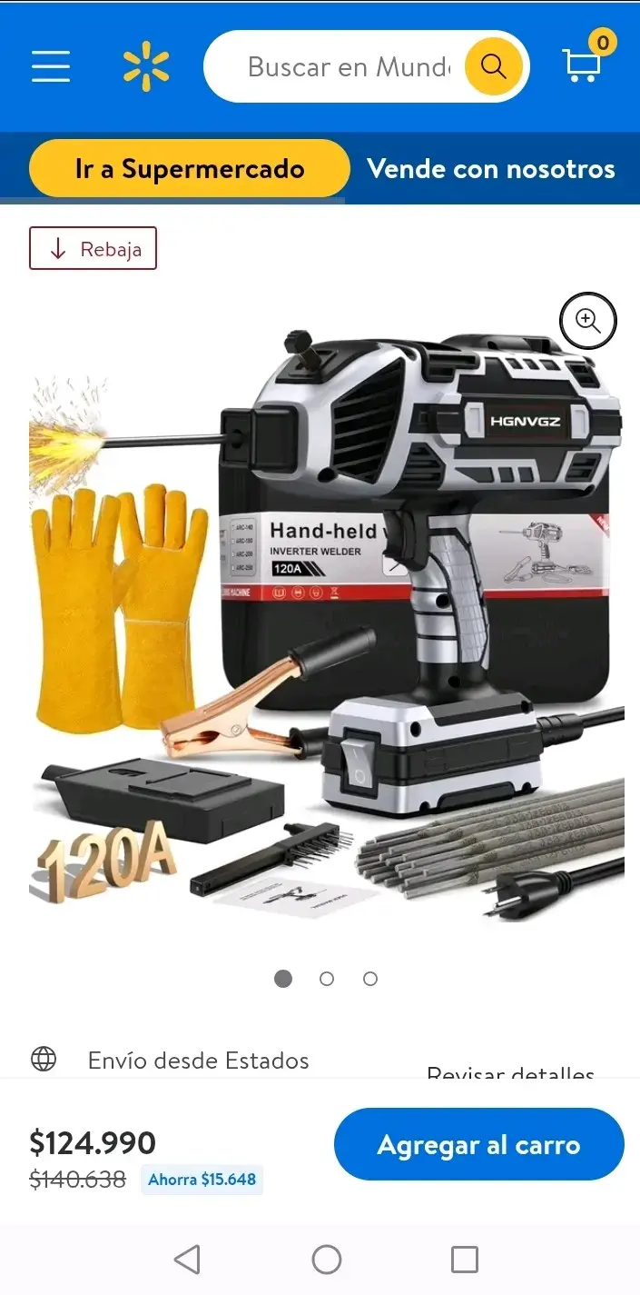 Soldador Inalámbrico de Mano 120A - 4