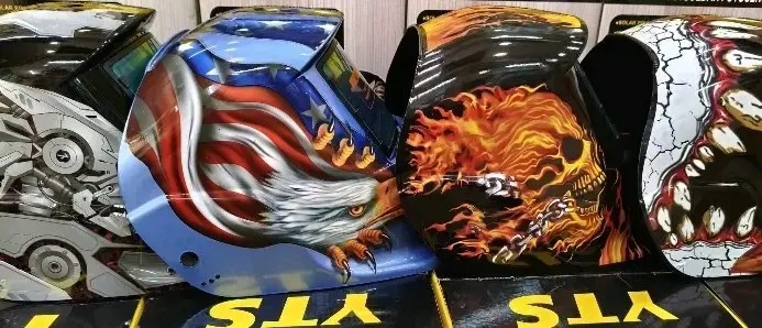 Máscara de Soldar Automática con Diseño de Calavera - 4