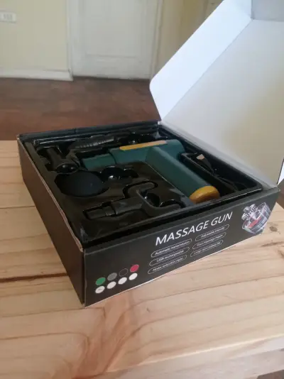 Pistola de Masaje Muscular Portátil con Accesorios - miniatura 2