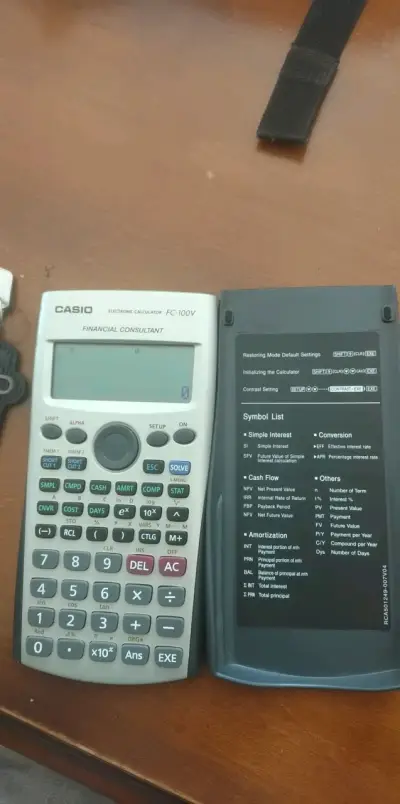 Calculadora financiera Casio FC-100V - miniatura 1