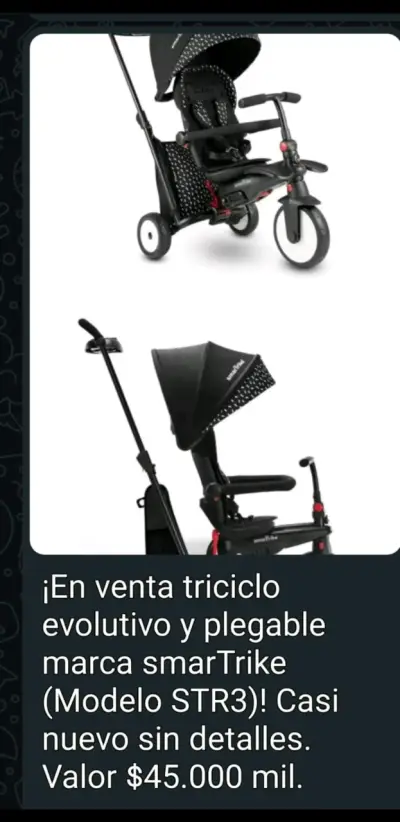 Triciclo evolutivo plegable smarTrike STR3 - miniatura 1