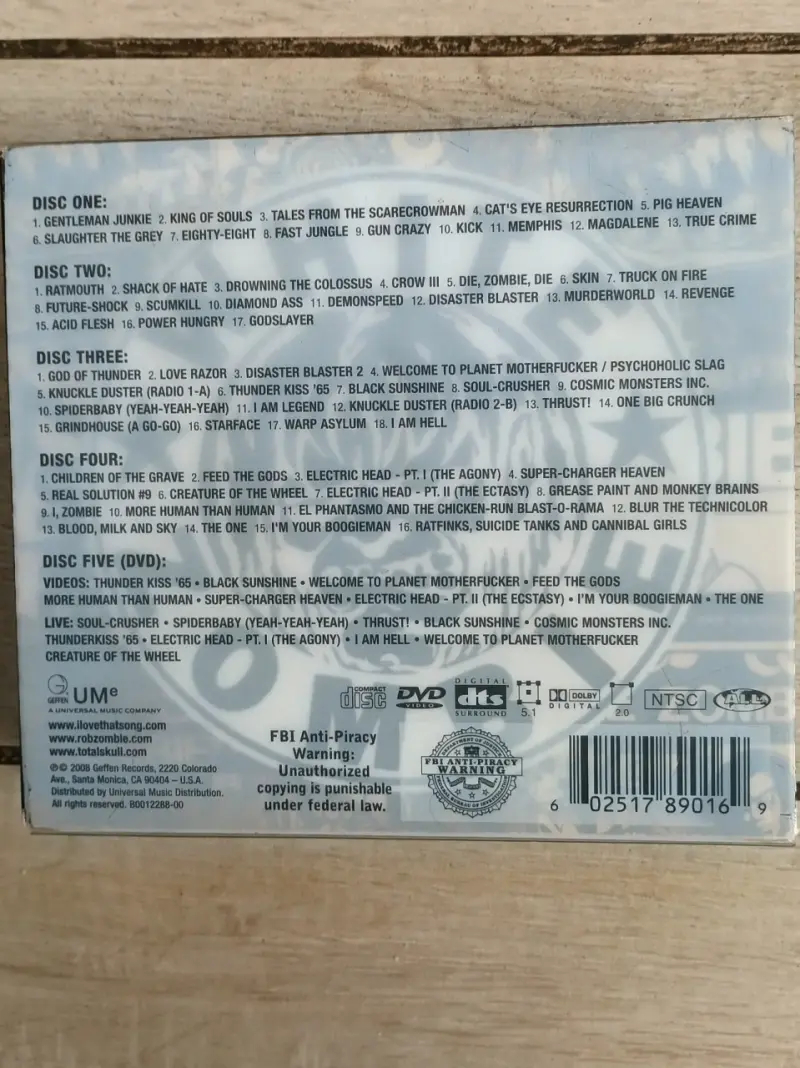Box set de White Zombie 'Let Sleeping Corpses Lie' - 2