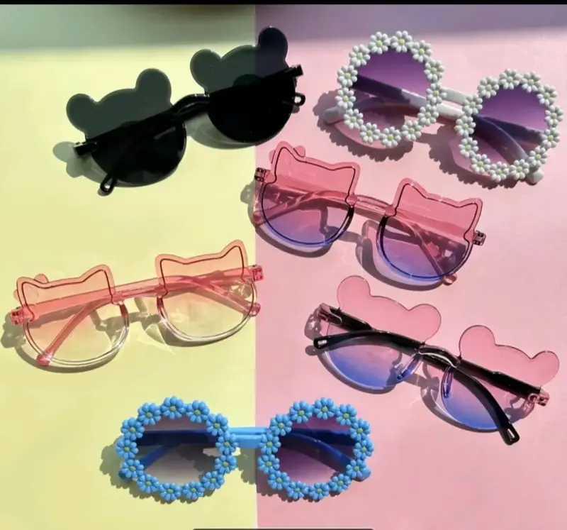 Set de Gafas de Sol Infantiles con Diseños Divertidos
