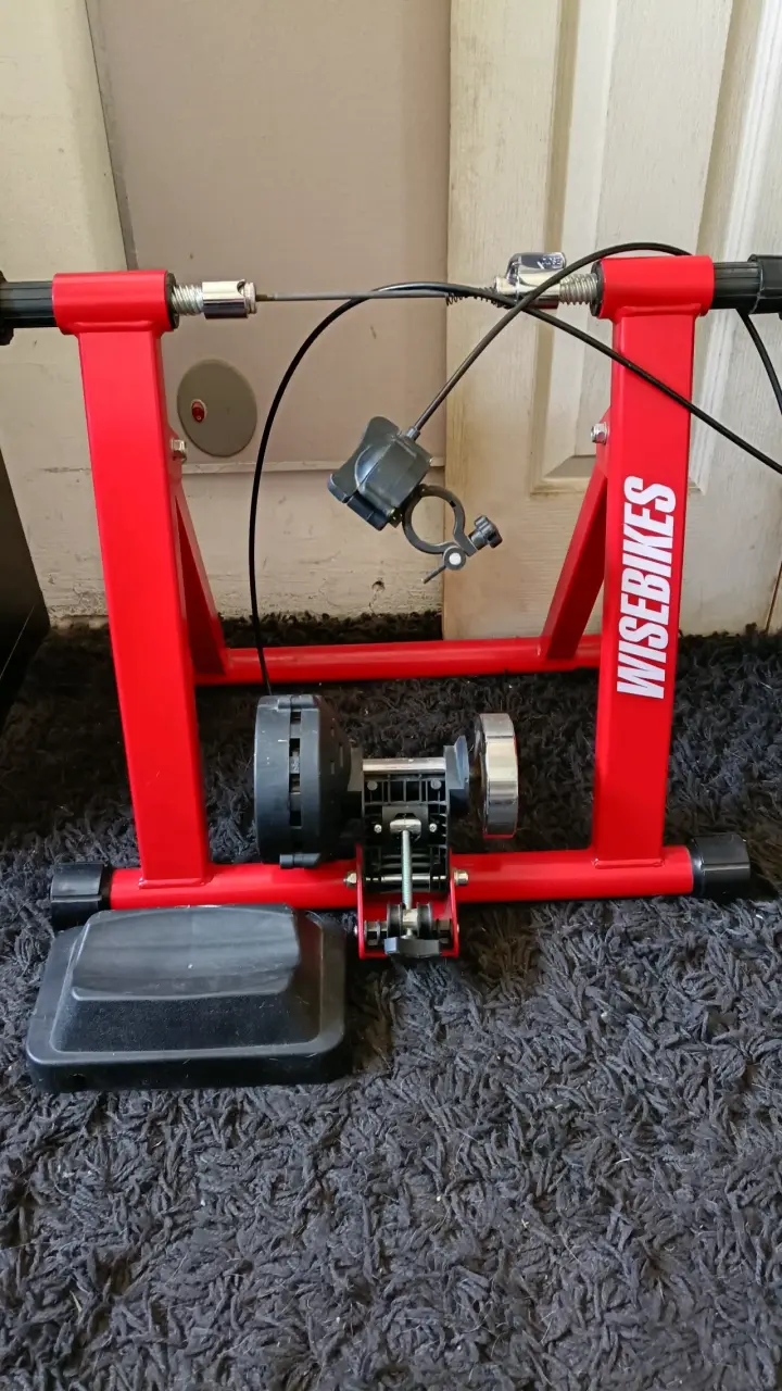 Rodillo de Entrenamiento para Bicicleta WiseBikes Rojo - 1